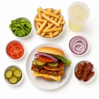 Crispy Chicken Club Combo